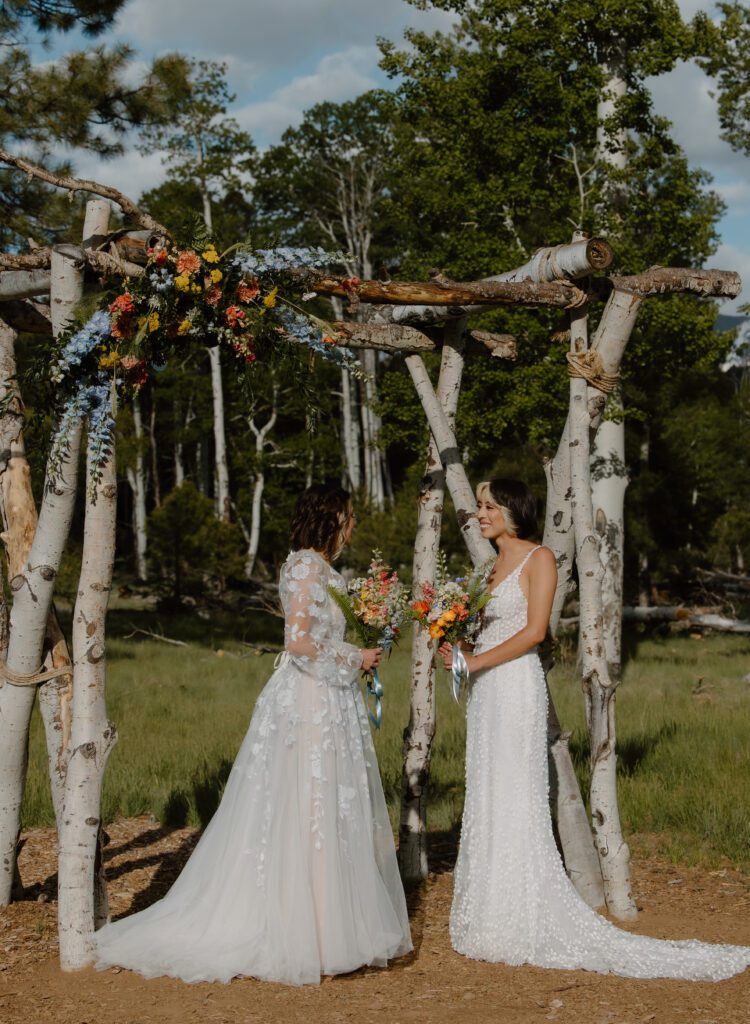 Grace Thao Photography, a couples photographer, shares inspiration for a wedding Bridals in Flagstaff Arizona.