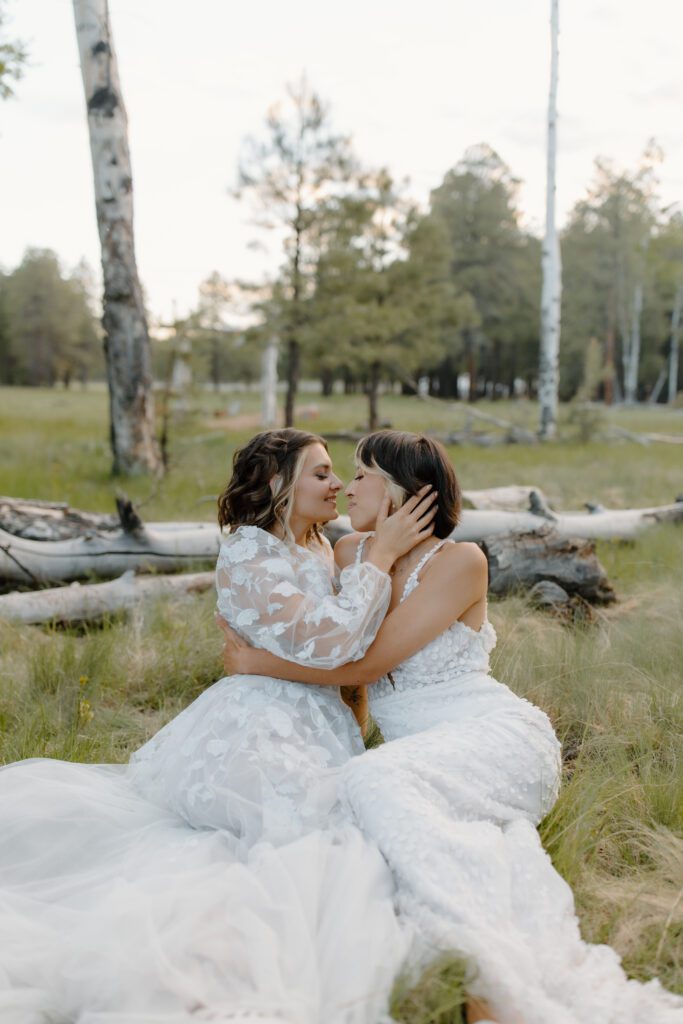 Grace Thao Photography, a couples photographer, shares inspiration for a wedding Bridals in Flagstaff Arizona.