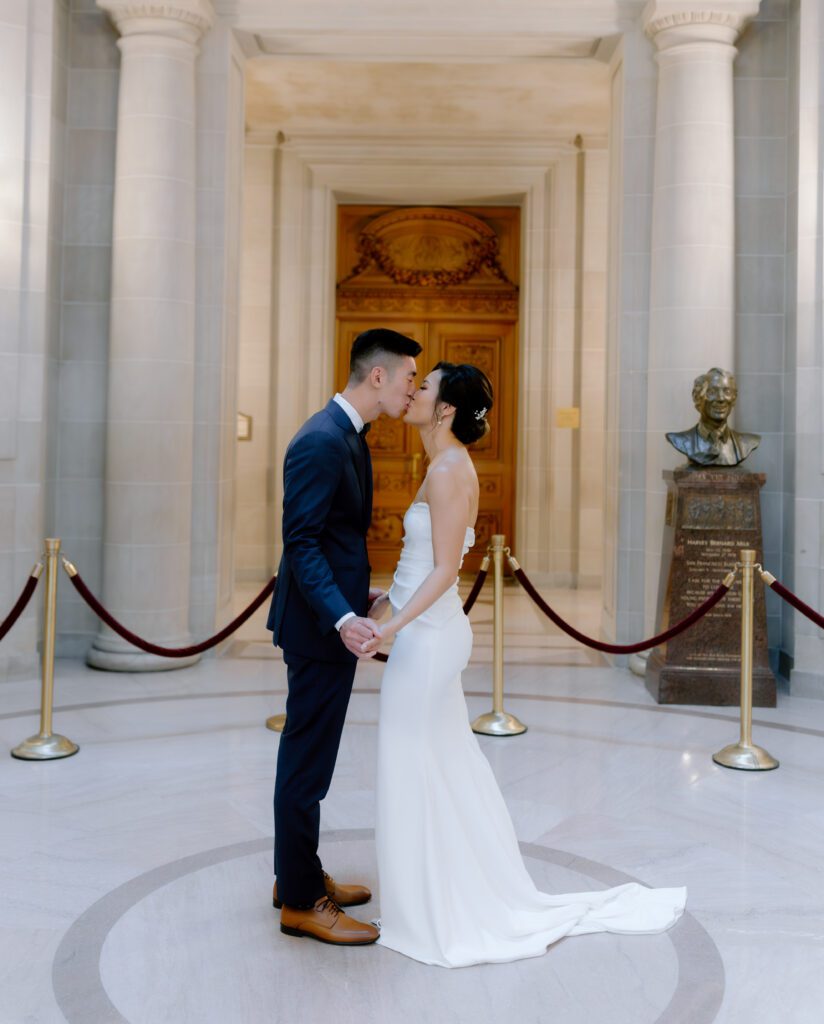 Grace Thao, a NoCal Elopement photographer, shares photos from a recent SF City Hall Elopement in California.