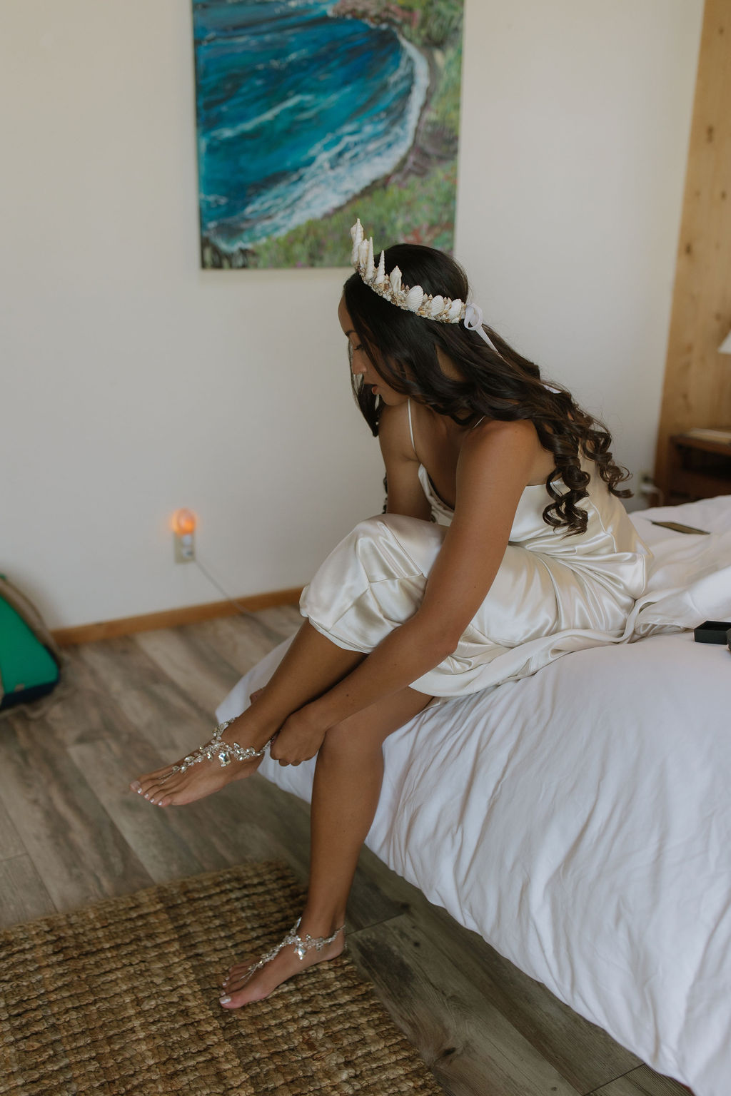 Bride getting ready photos from Bodega Bay wedding