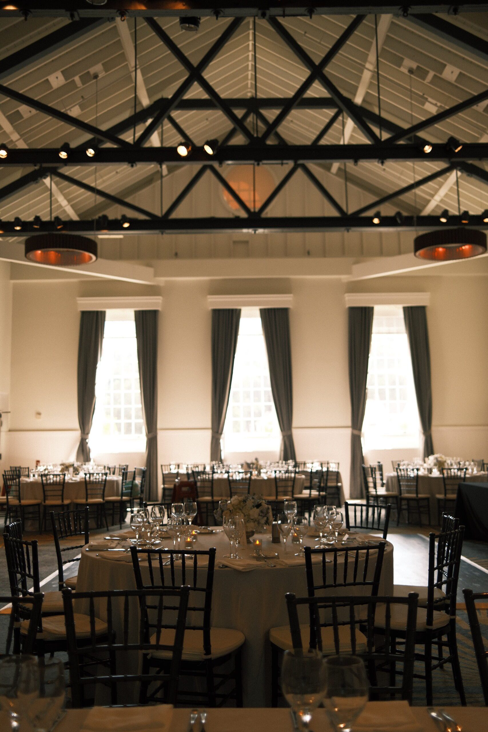 The reception space inside of Cavallo Point Lodge