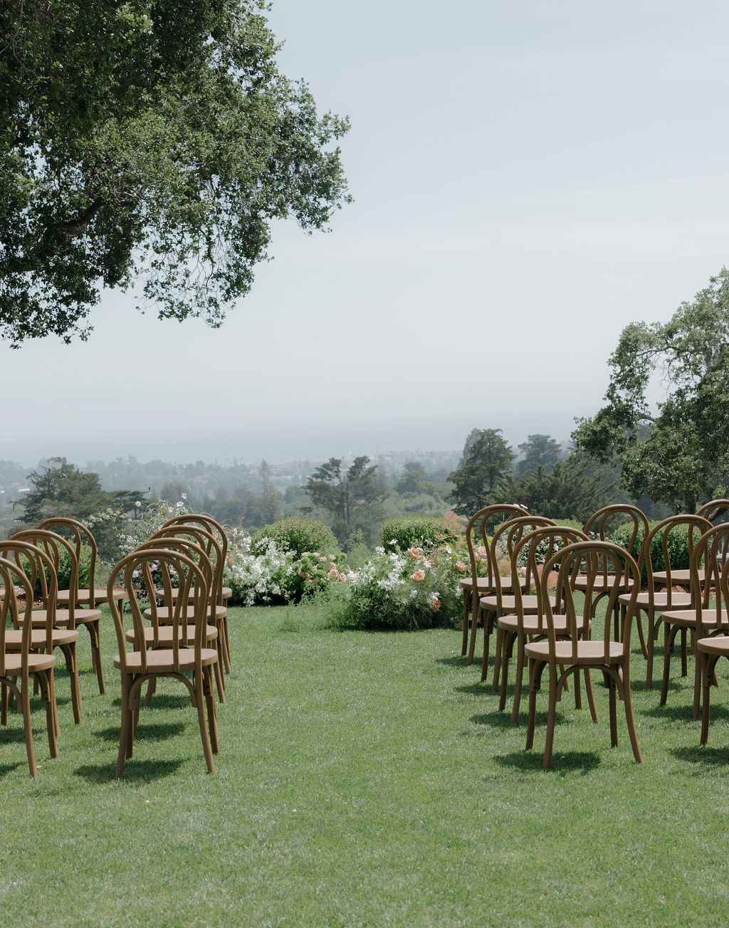 A view of the mountains from hollins house in Santa Cruz