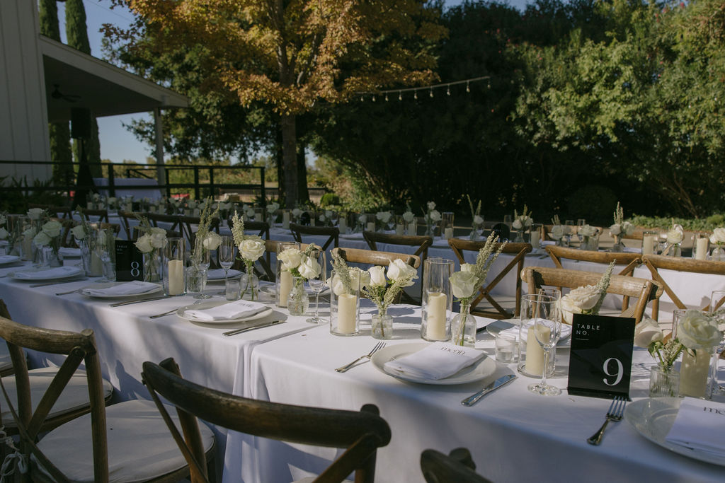 A wedding design for a Park Winters wedding