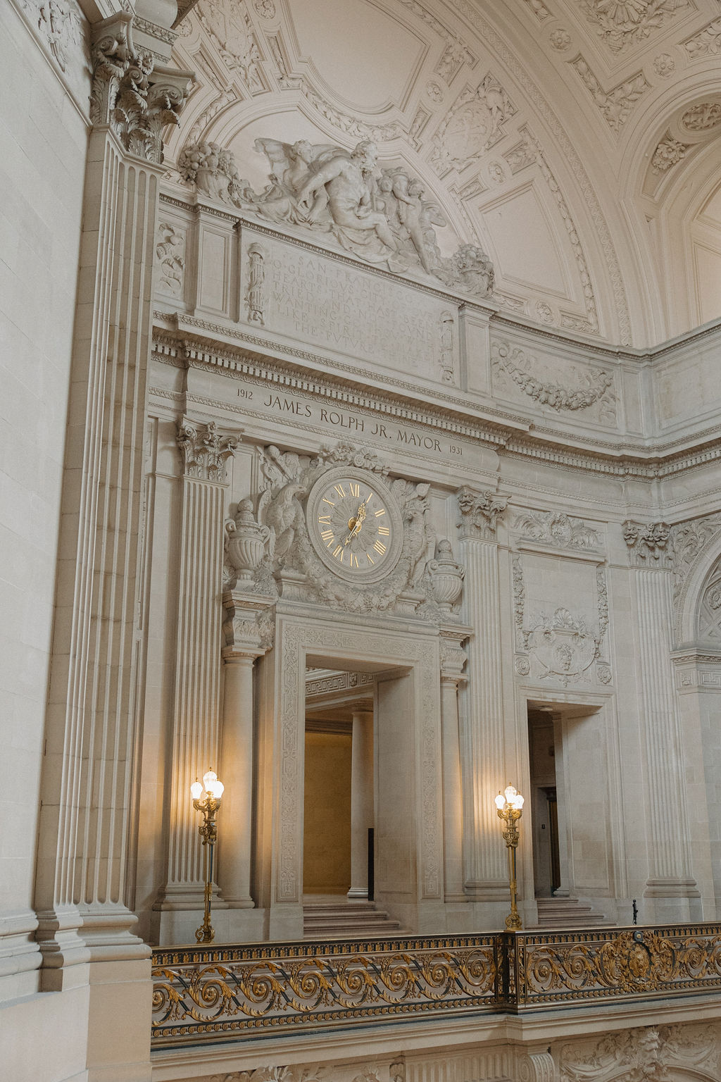 Views from inside San Francisco City Hall