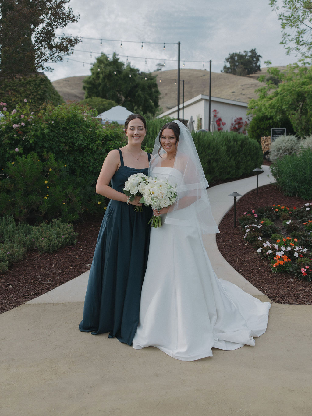 Wedding party photos at CordeValle Winery