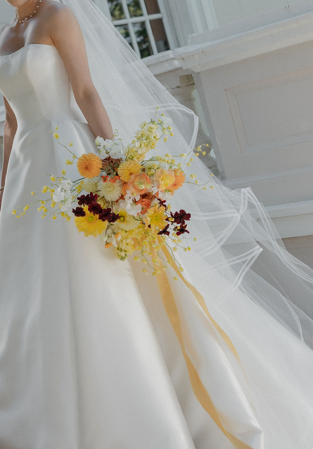 A fall wedding bouquet