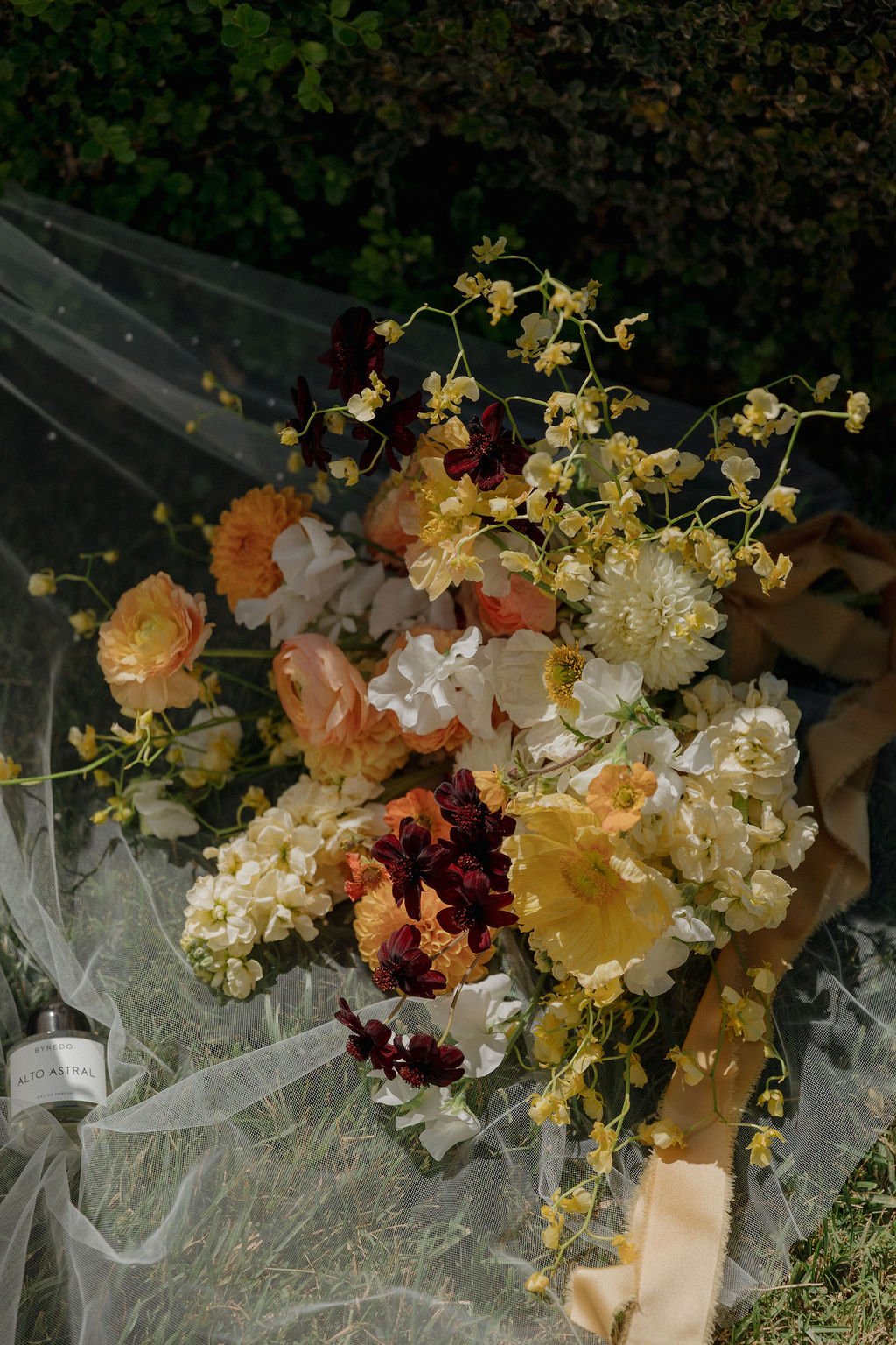 A fall wedding bouquet